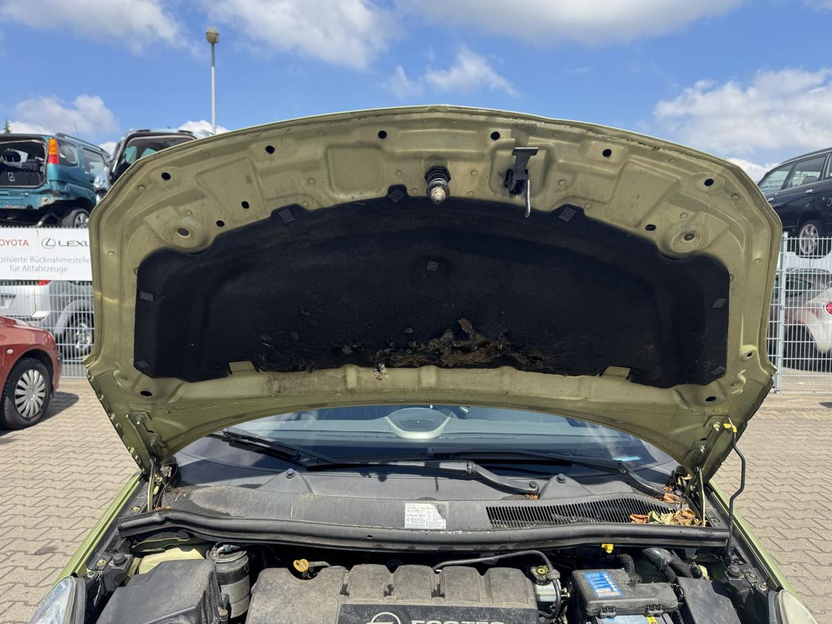 Opel Corsa D original Motorhaube Z30E Green Tea Metallic Bj.2006